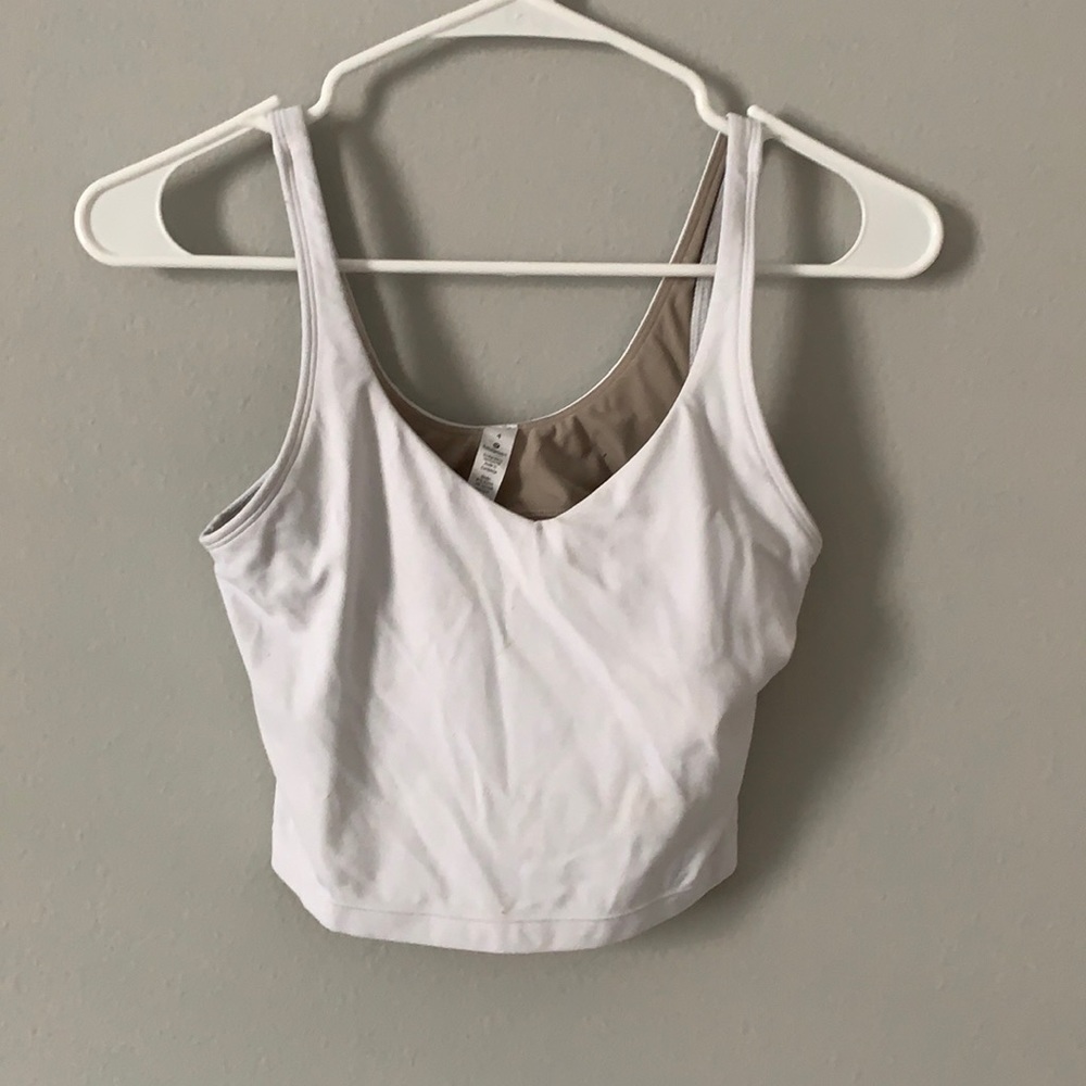 White Lululemon Align Tank